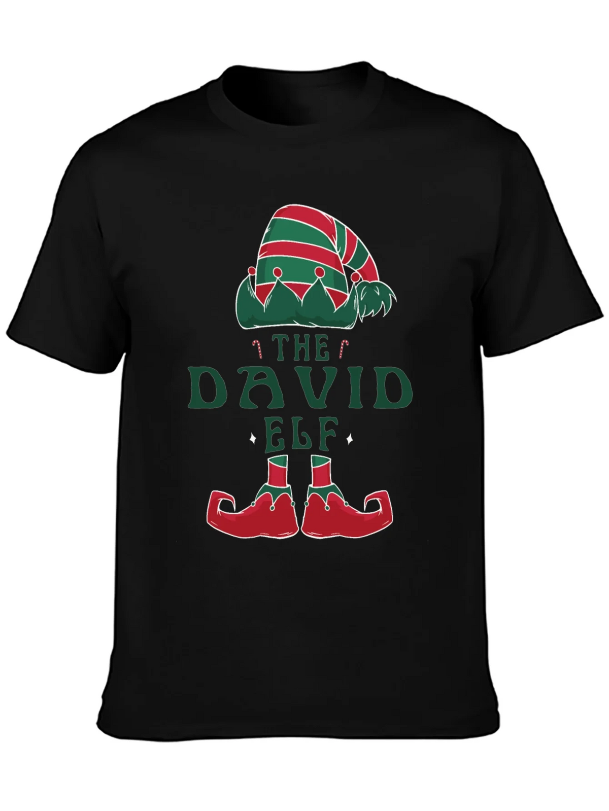 David Elf Christmas T-Shirt - Festive Holiday Apparel product image 3
