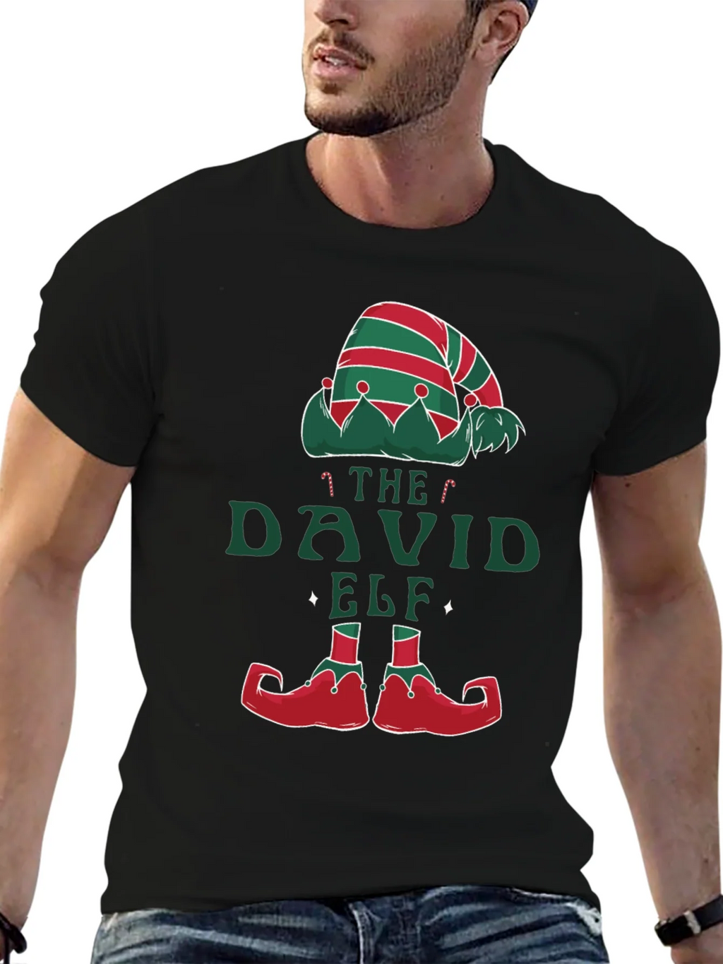 David Elf Christmas T-Shirt - Festive Holiday Apparel product image 6