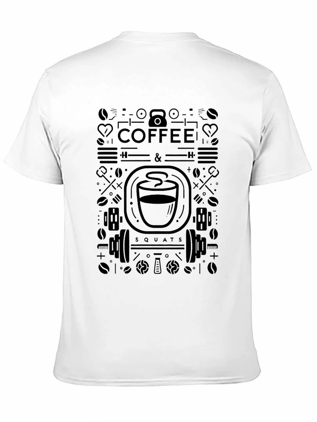 Coffee & Squats Graphic Tee - Black product image 9