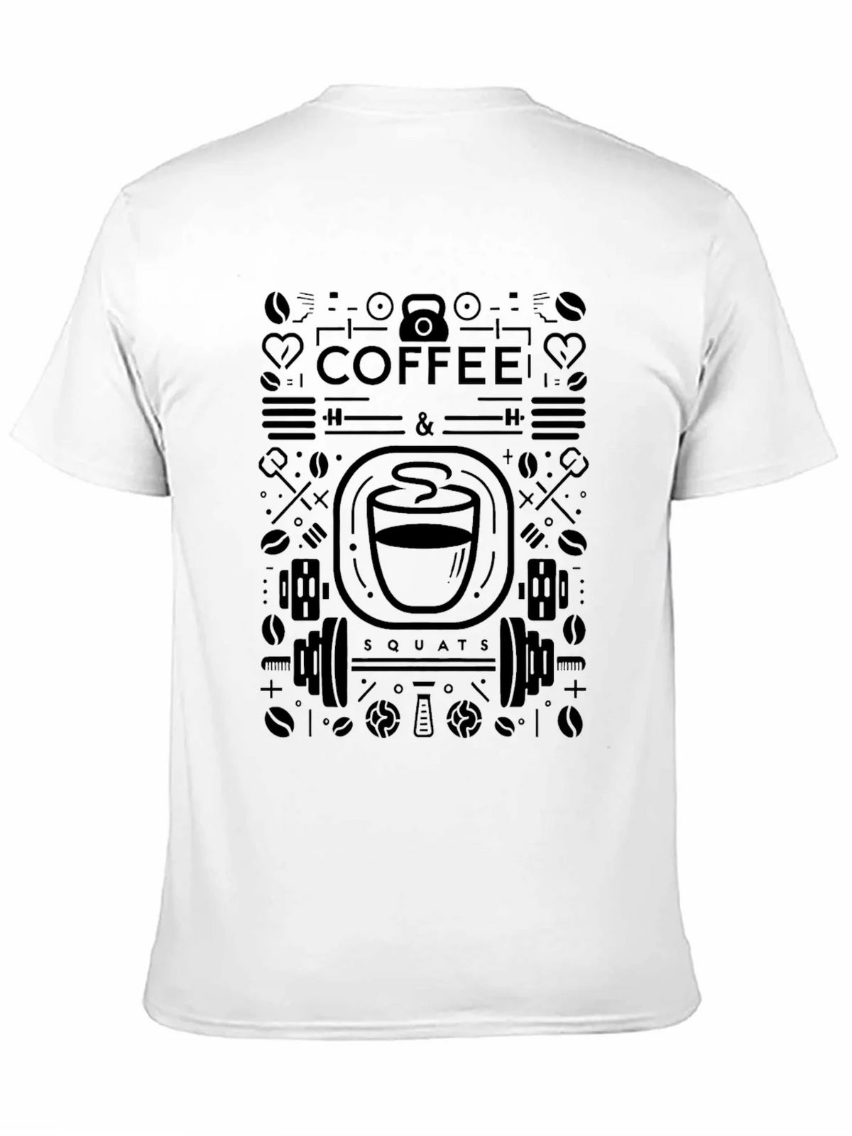 Coffee & Squats Graphic Tee - Black product image 9