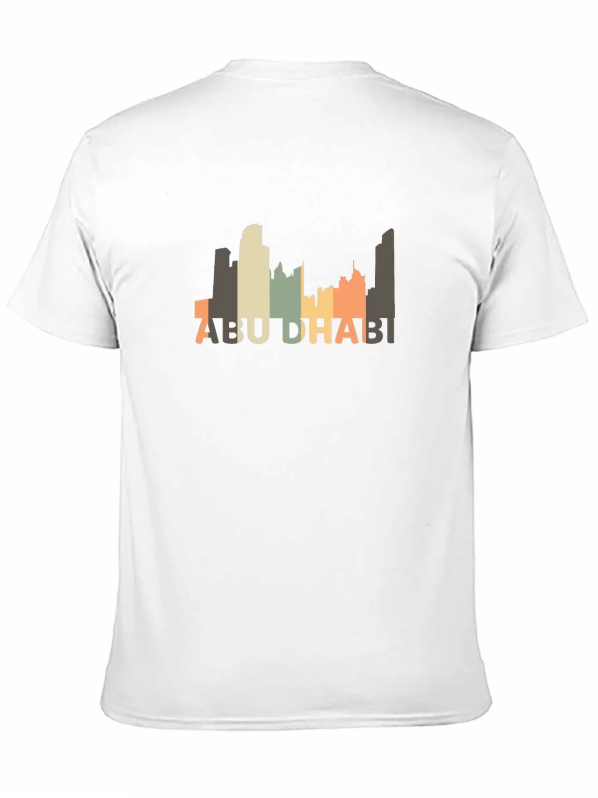 Abu Dhabi Skyline T-Shirt - Retro Design product image 2