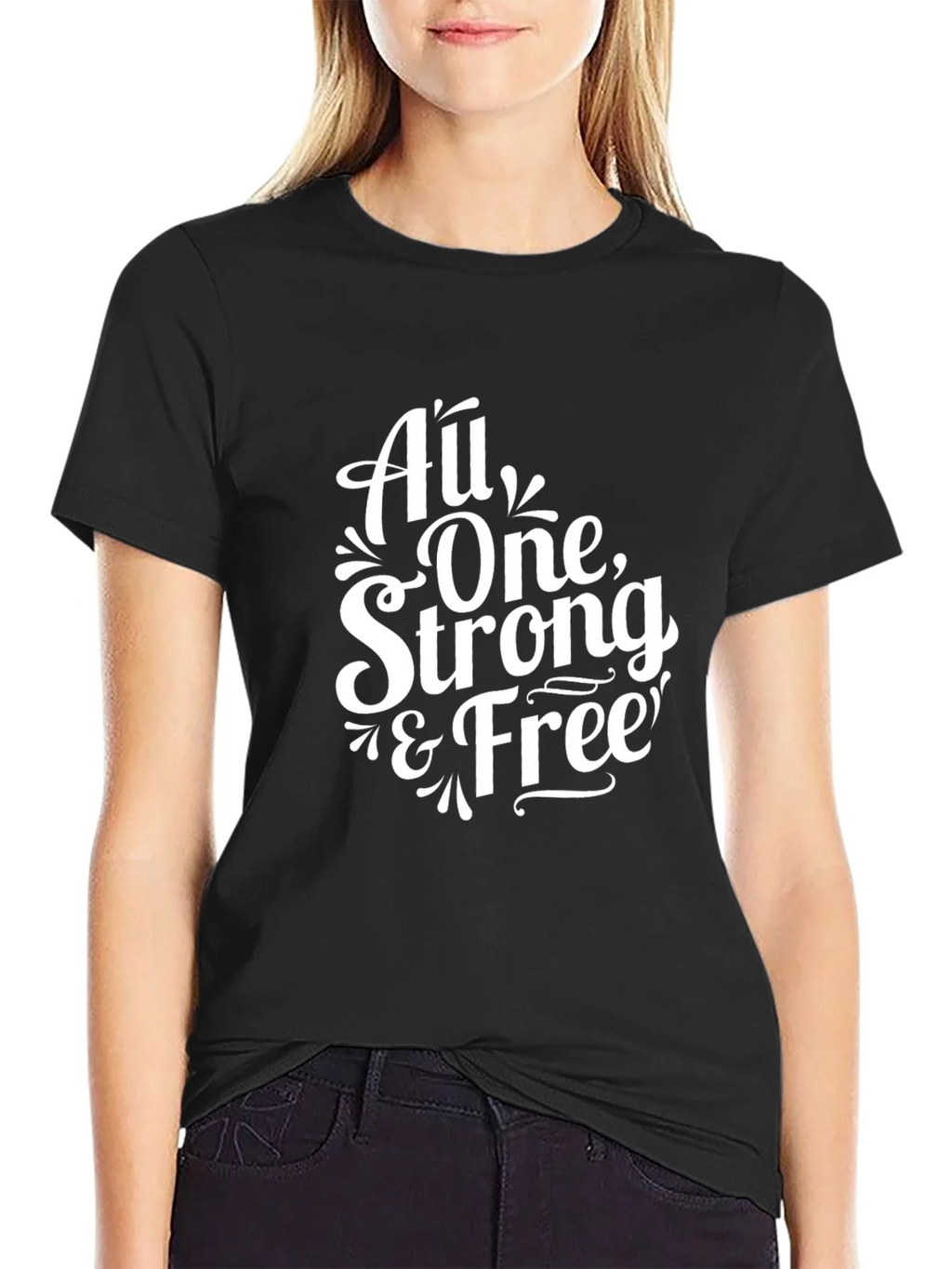 All One Strong & Free Graphic Tee product image 2
