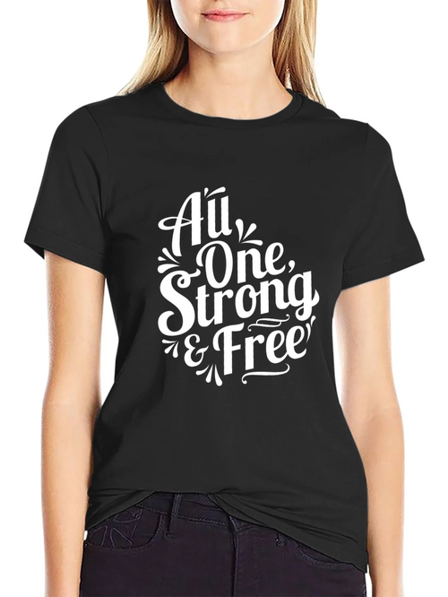 All One Strong & Free Graphic Tee product image 2