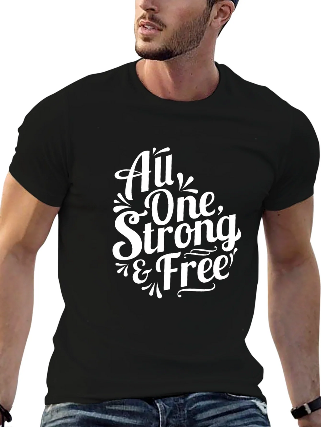 All One Strong & Free Graphic Tee product image 6