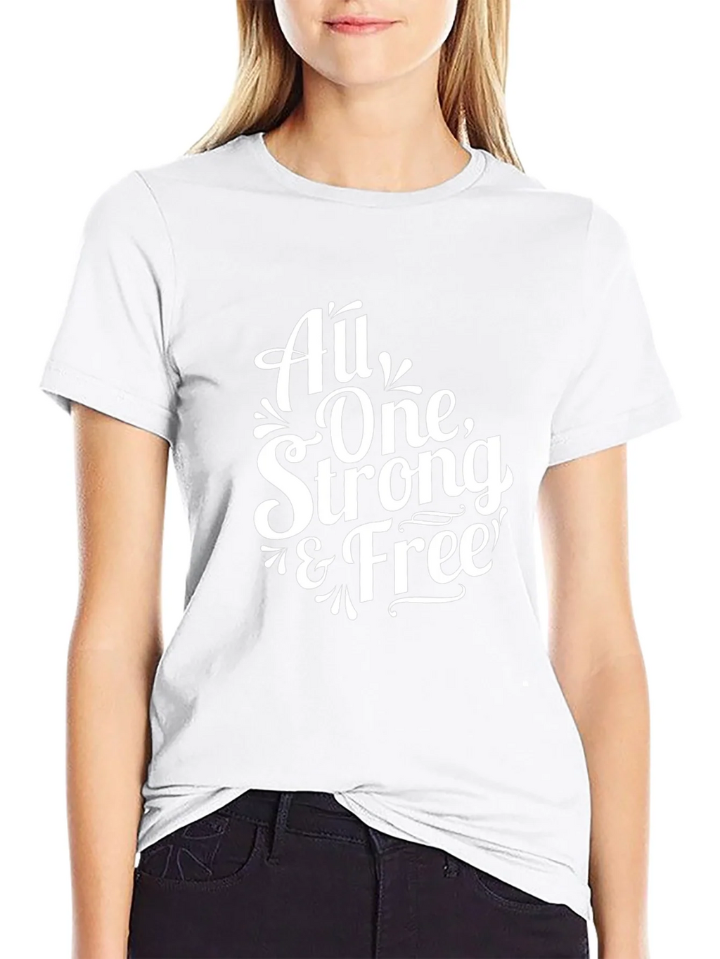 All One Strong & Free Graphic Tee product image 8