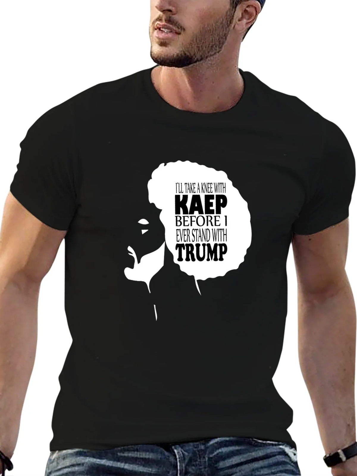 Kneel With Kaepernick T-Shirt - Political Statement Tee product image 6