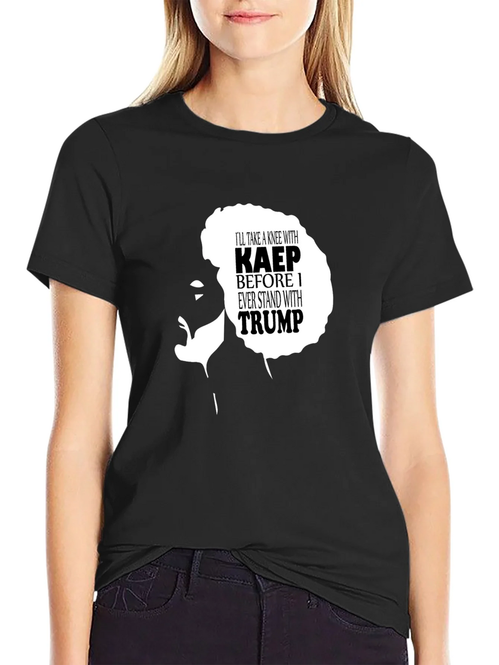 Kneel With Kaepernick T-Shirt - Political Statement Tee product image 2