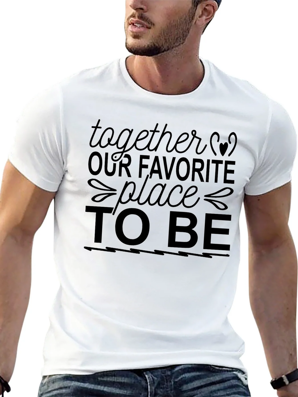 Together Our Favorite Place to Be Graphic Tee product image 12