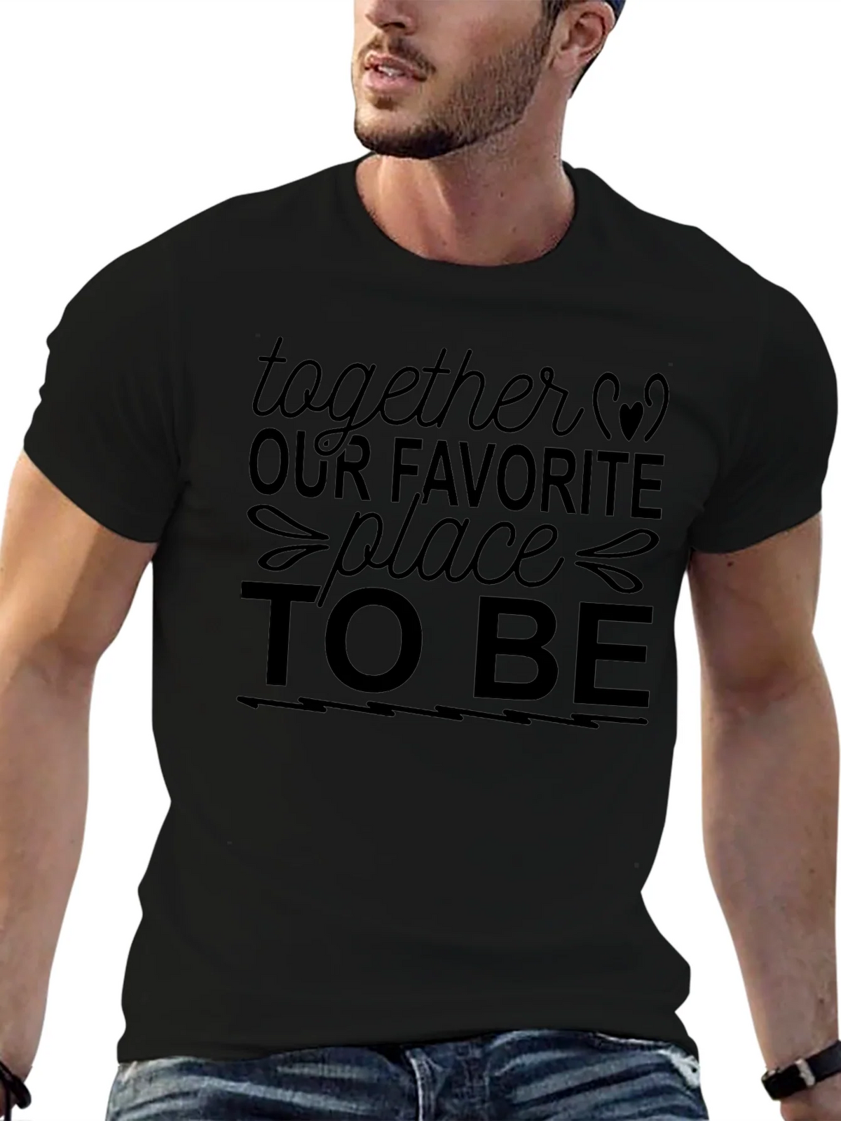 Together Our Favorite Place to Be Graphic Tee product image 6