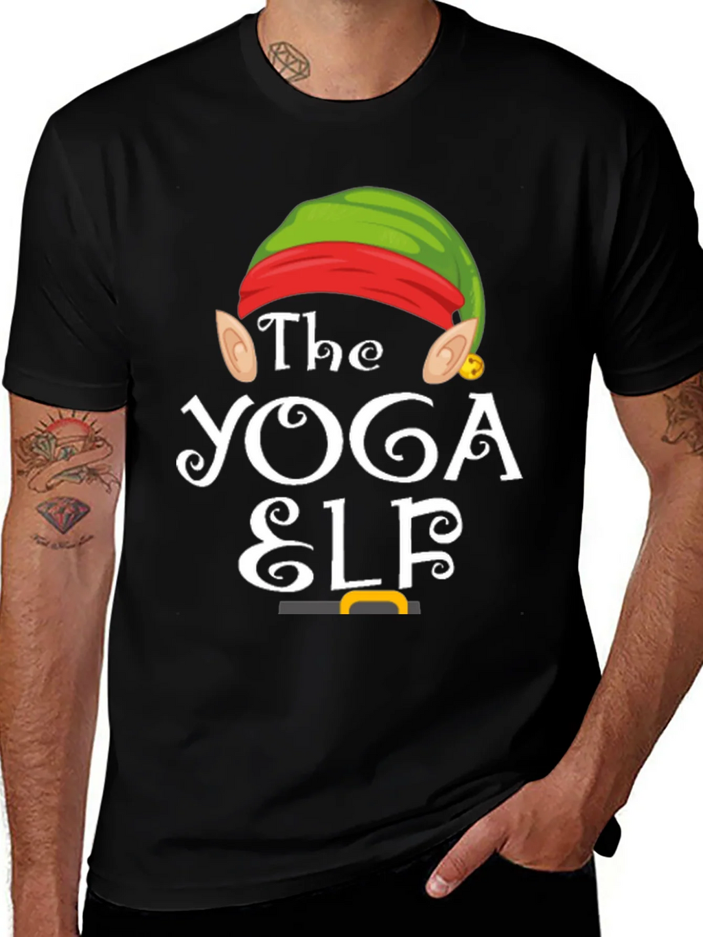 The Yoga Elf Christmas Holiday T-Shirt product image 1
