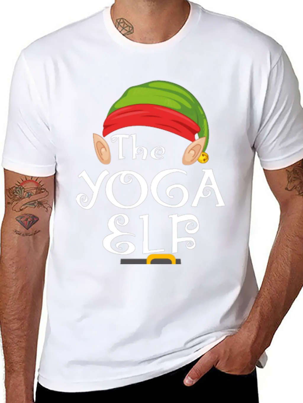 The Yoga Elf Christmas Holiday T-Shirt product image 7