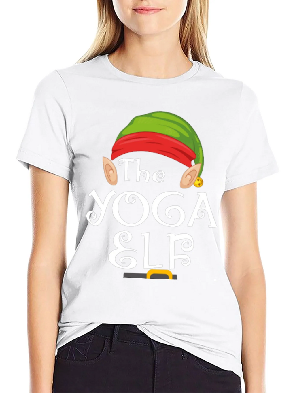 The Yoga Elf Christmas Holiday T-Shirt product image 8