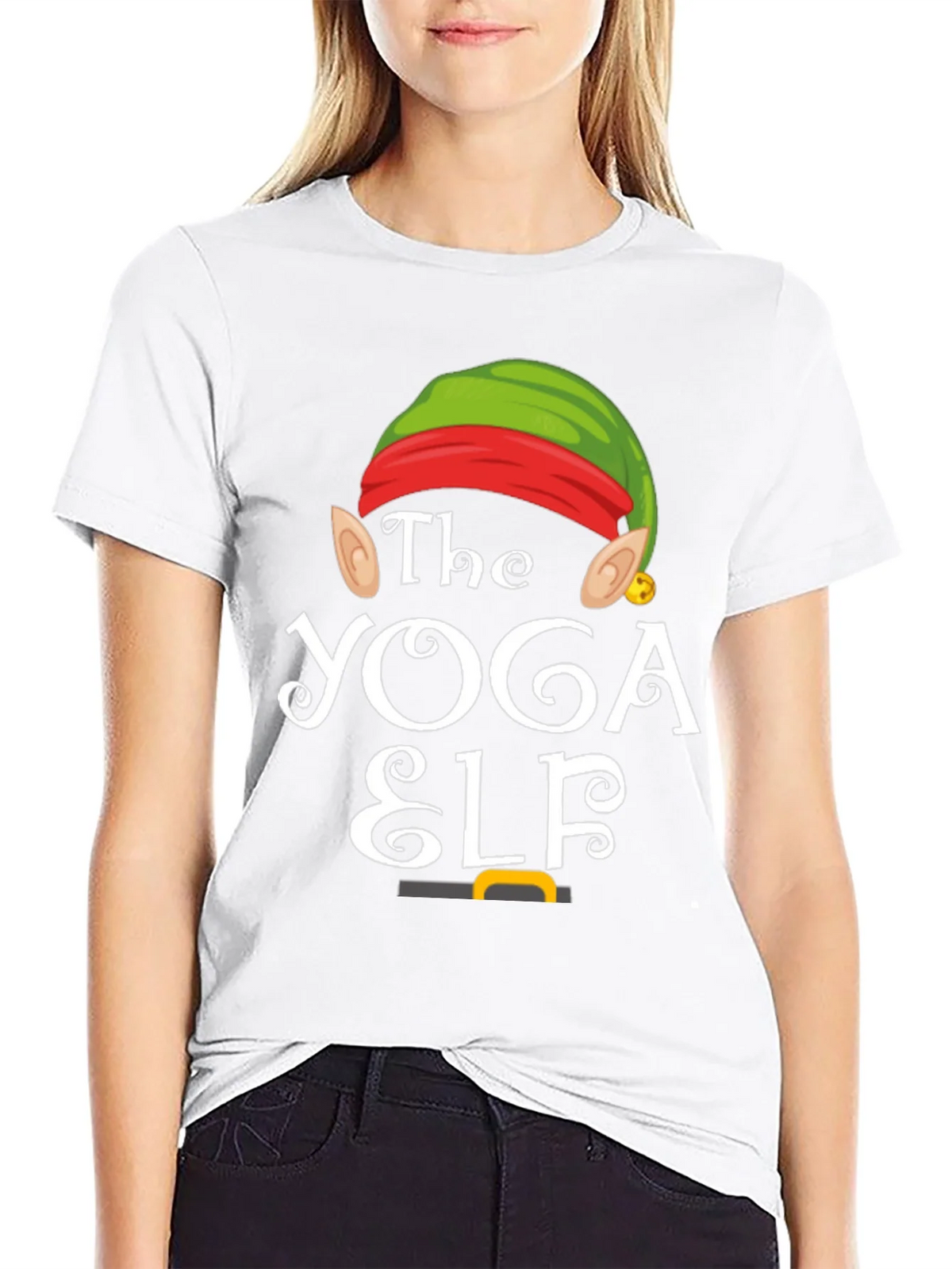 The Yoga Elf Christmas Holiday T-Shirt product image 8
