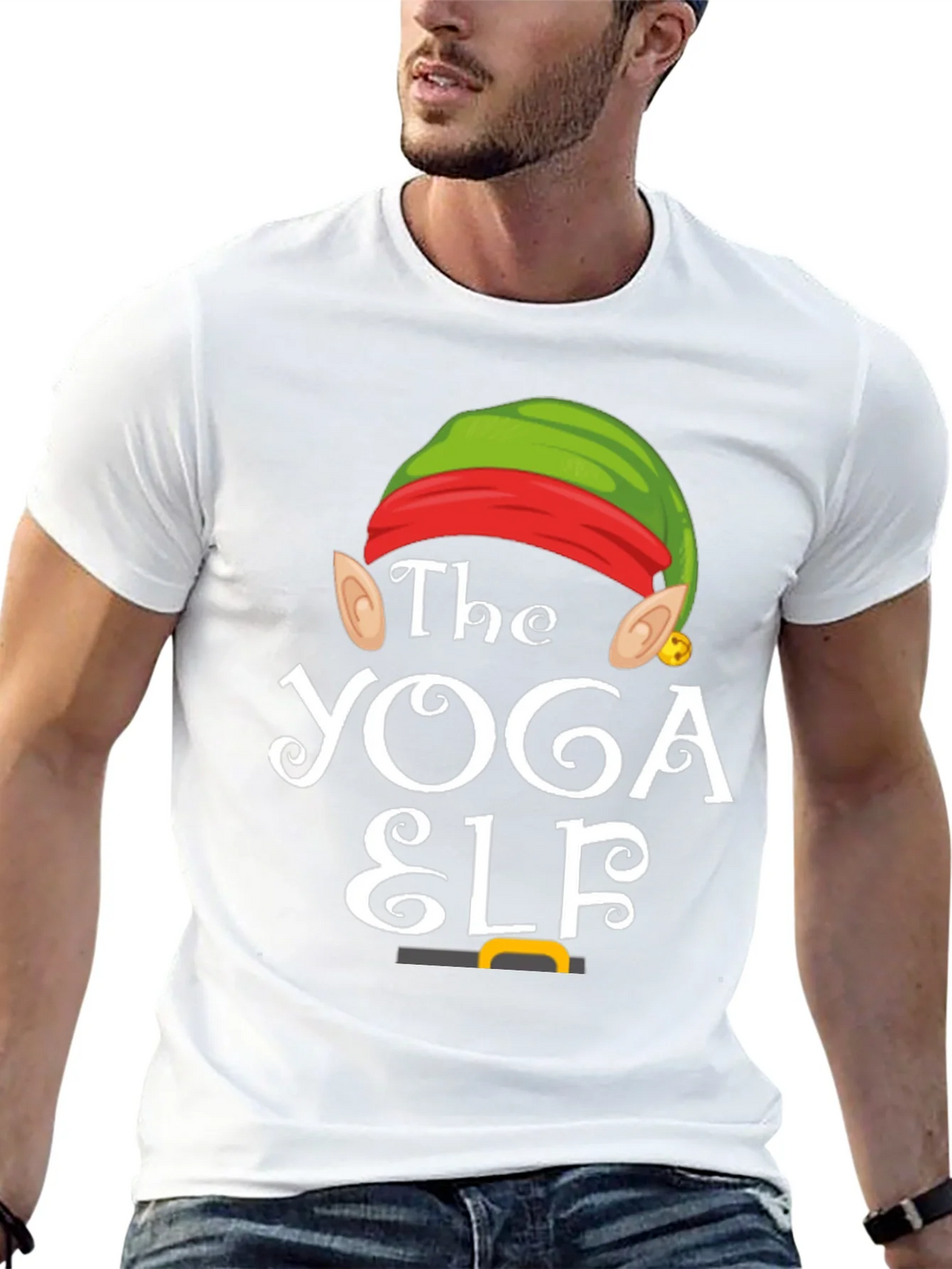 The Yoga Elf Christmas Holiday T-Shirt product image 12