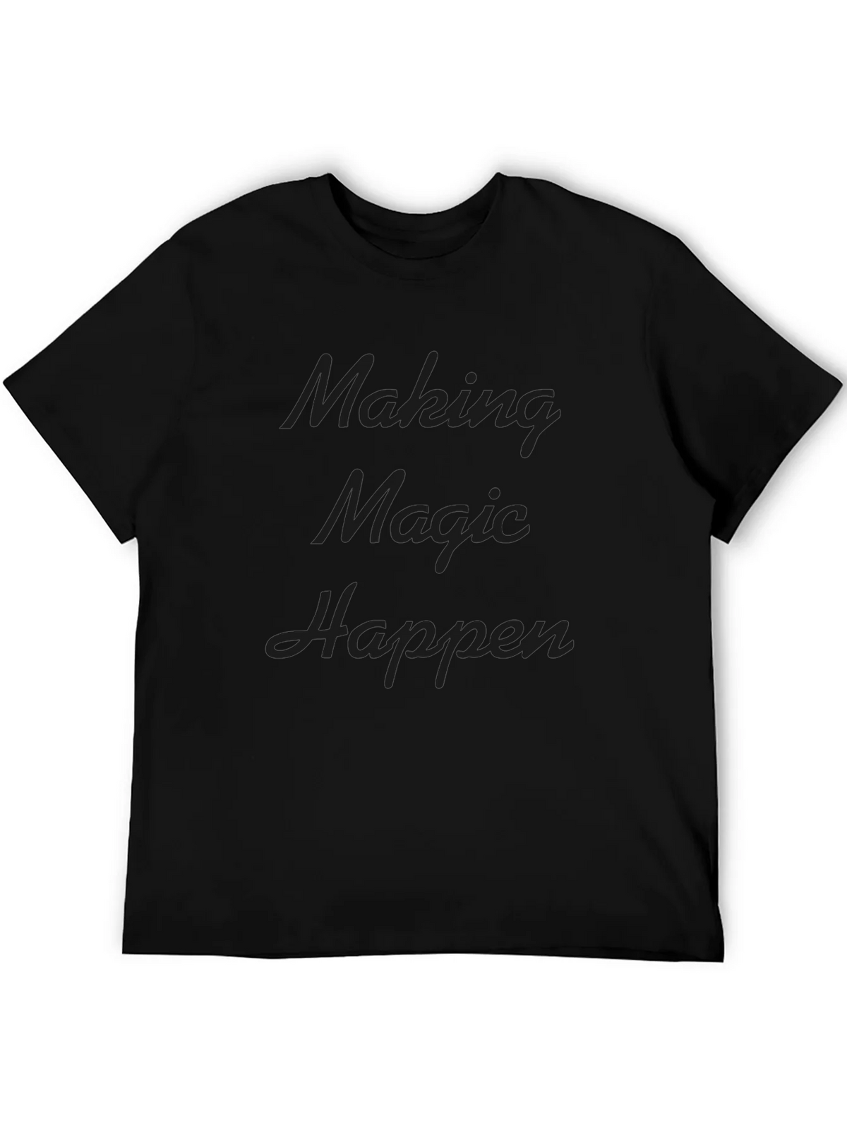 Making Magic Happen Black Graphic Tee product image 5