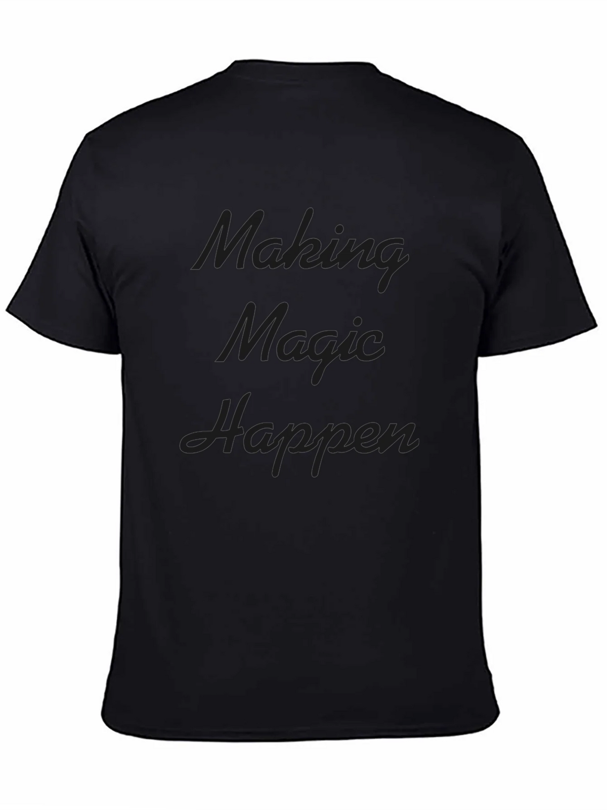 Making Magic Happen Black Graphic Tee product image 4