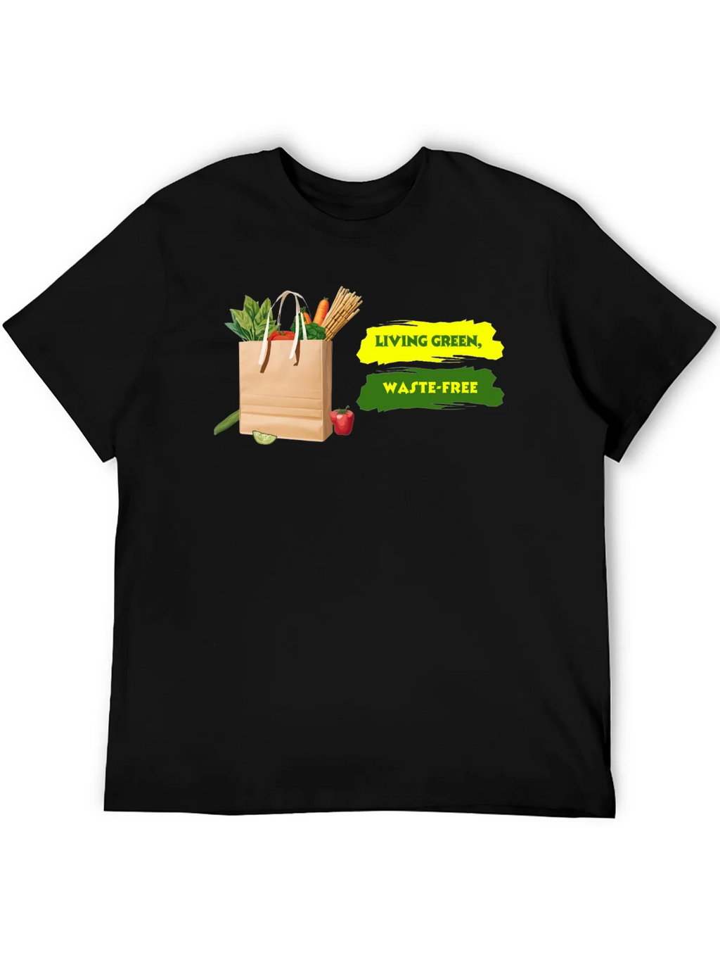 Eco-Friendly Living Green Waste-Free Graphic T-Shirt product image 5