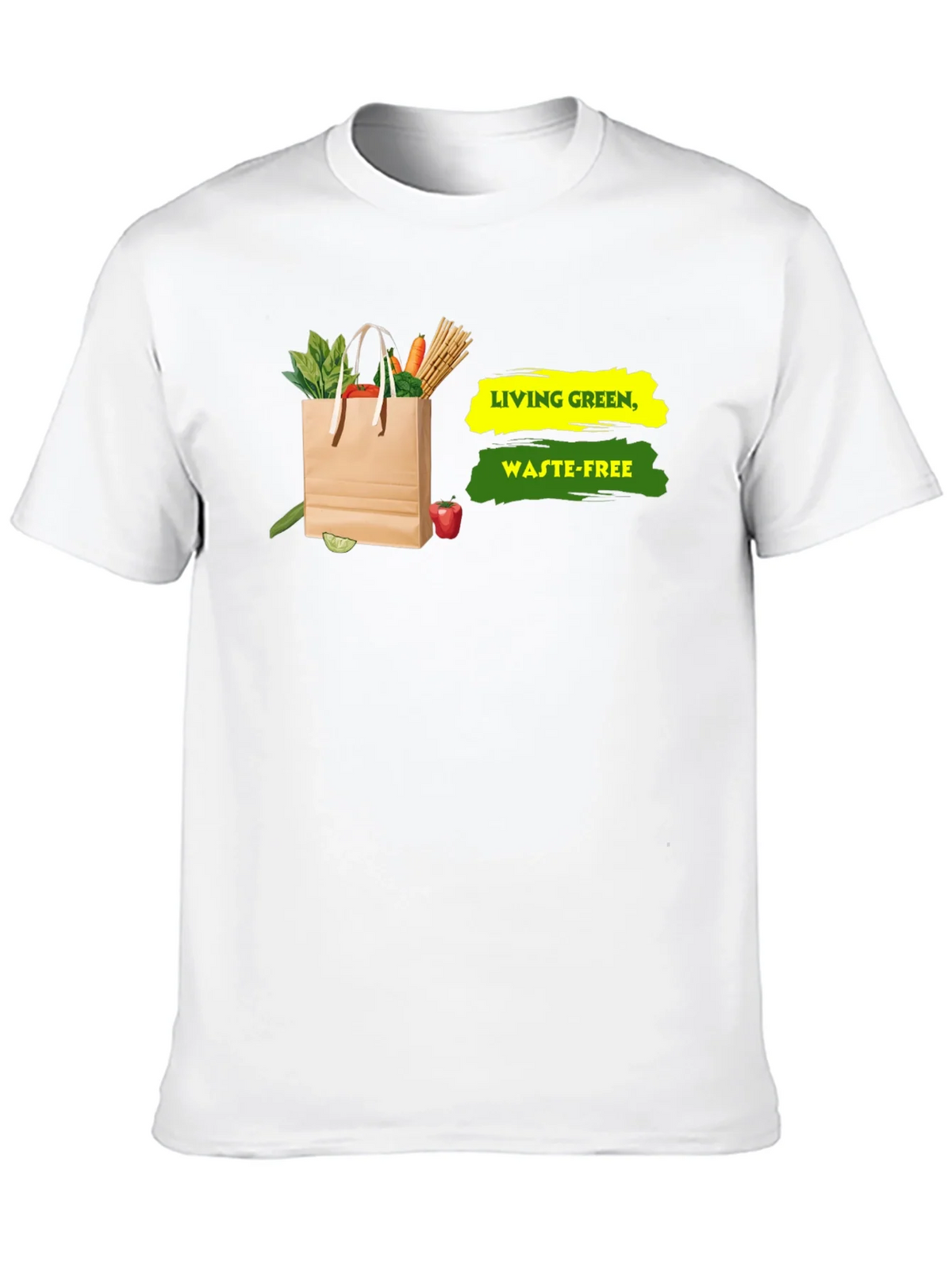 Eco-Friendly Living Green Waste-Free Graphic T-Shirt product image 9