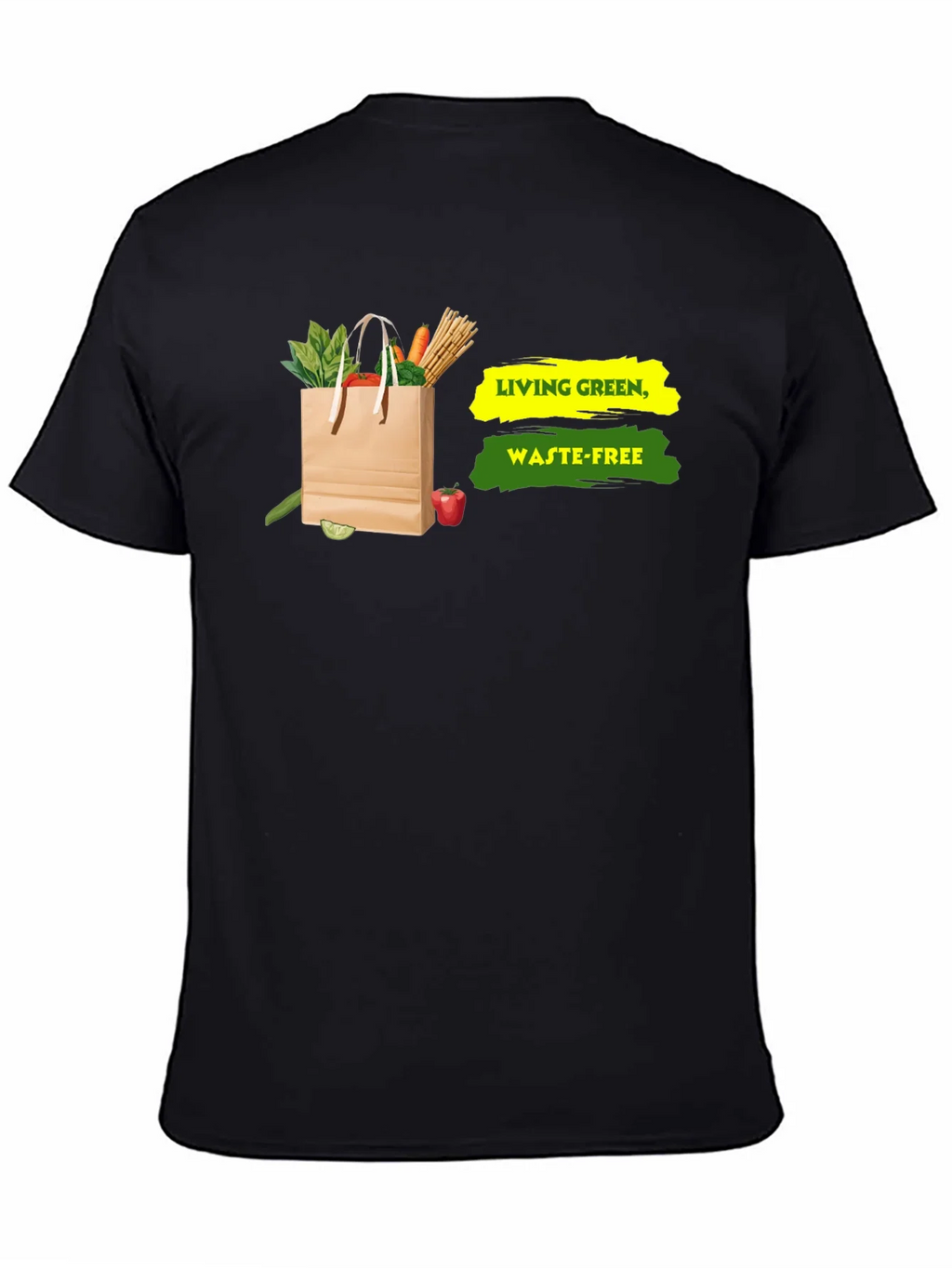 Eco-Friendly Living Green Waste-Free Graphic T-Shirt product image 4