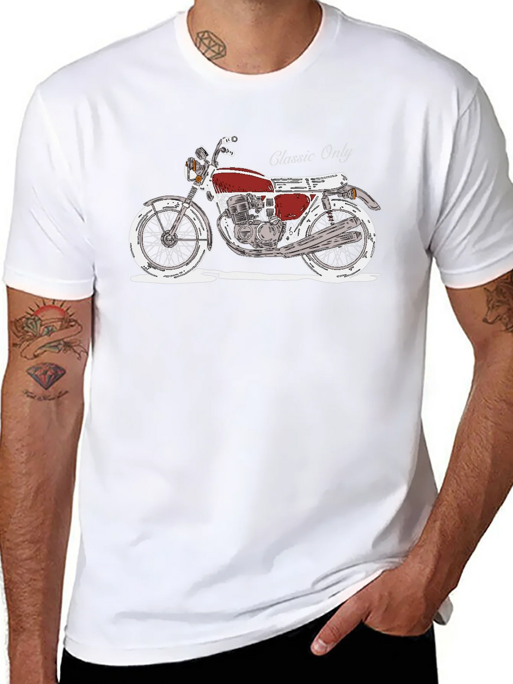 Classic Motorcycle T-Shirt - Ride in Style product image 3
