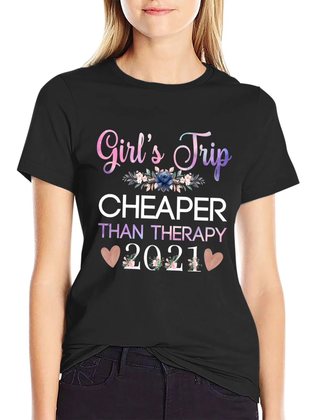 Girls Trip Cheaper Than Therapy 2021 T-Shirt product image 2