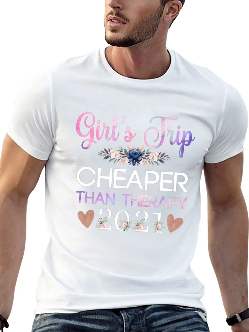 Girls Trip Cheaper Than Therapy 2021 T-Shirt product image 12
