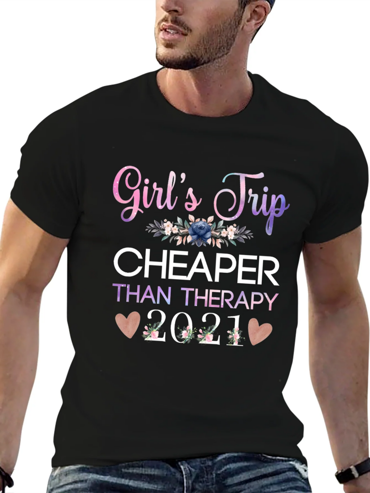 Girls Trip Cheaper Than Therapy 2021 T-Shirt product image 6