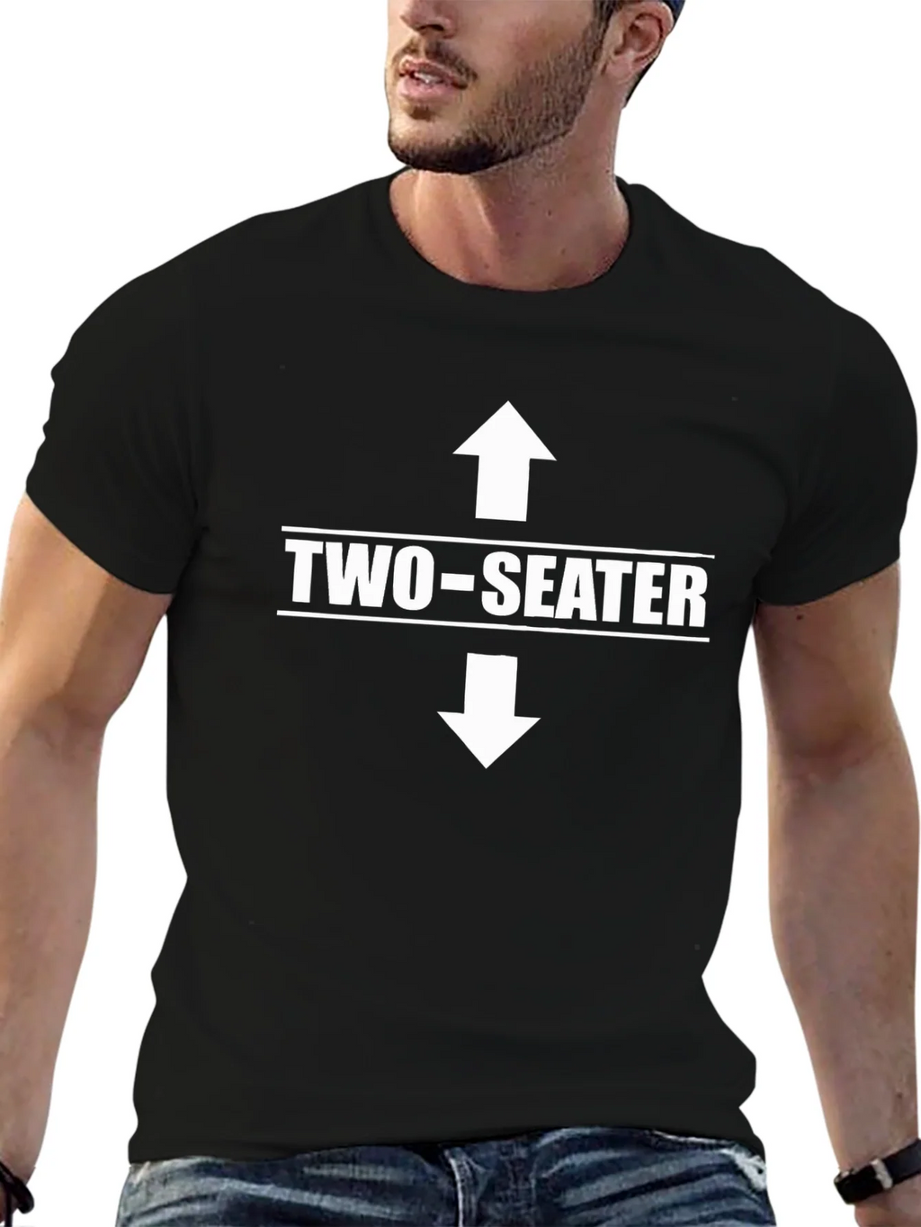 Two-Seater Graphic Tee - Bold & Humorous product image 6
