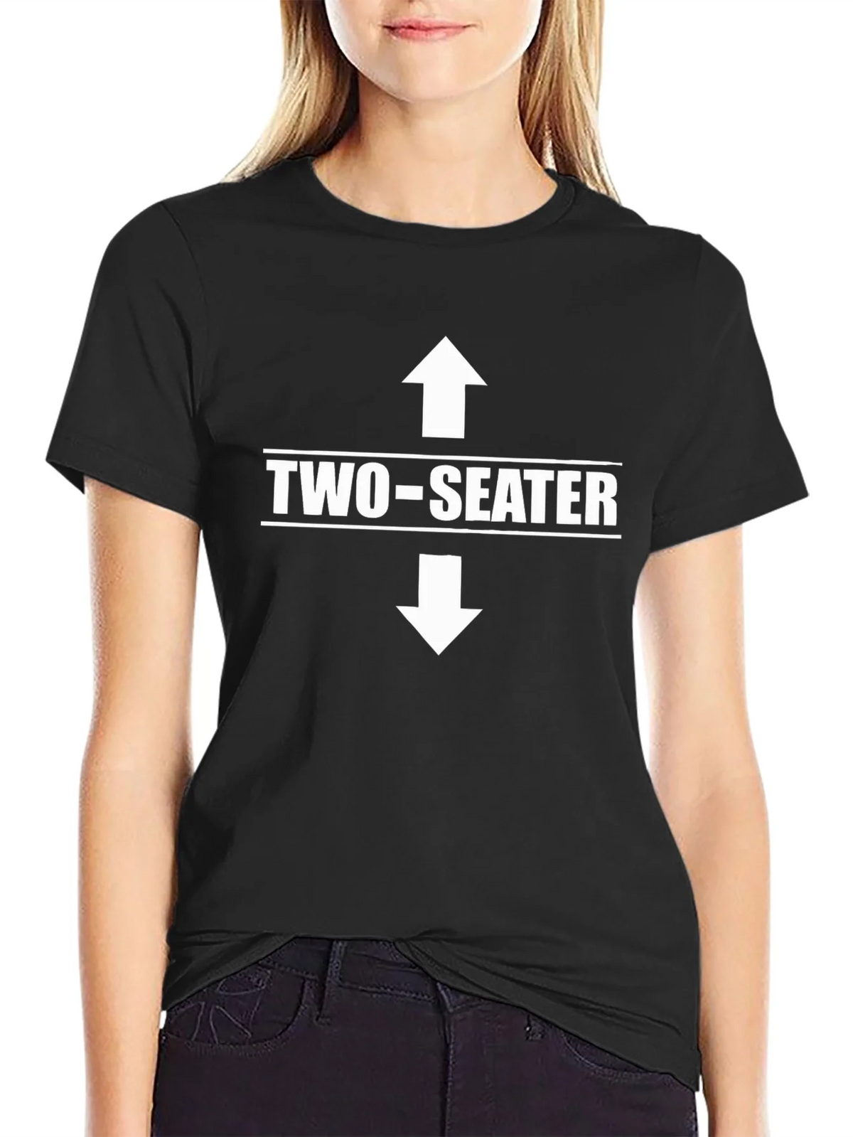 Two-Seater Graphic Tee - Bold & Humorous product image 2