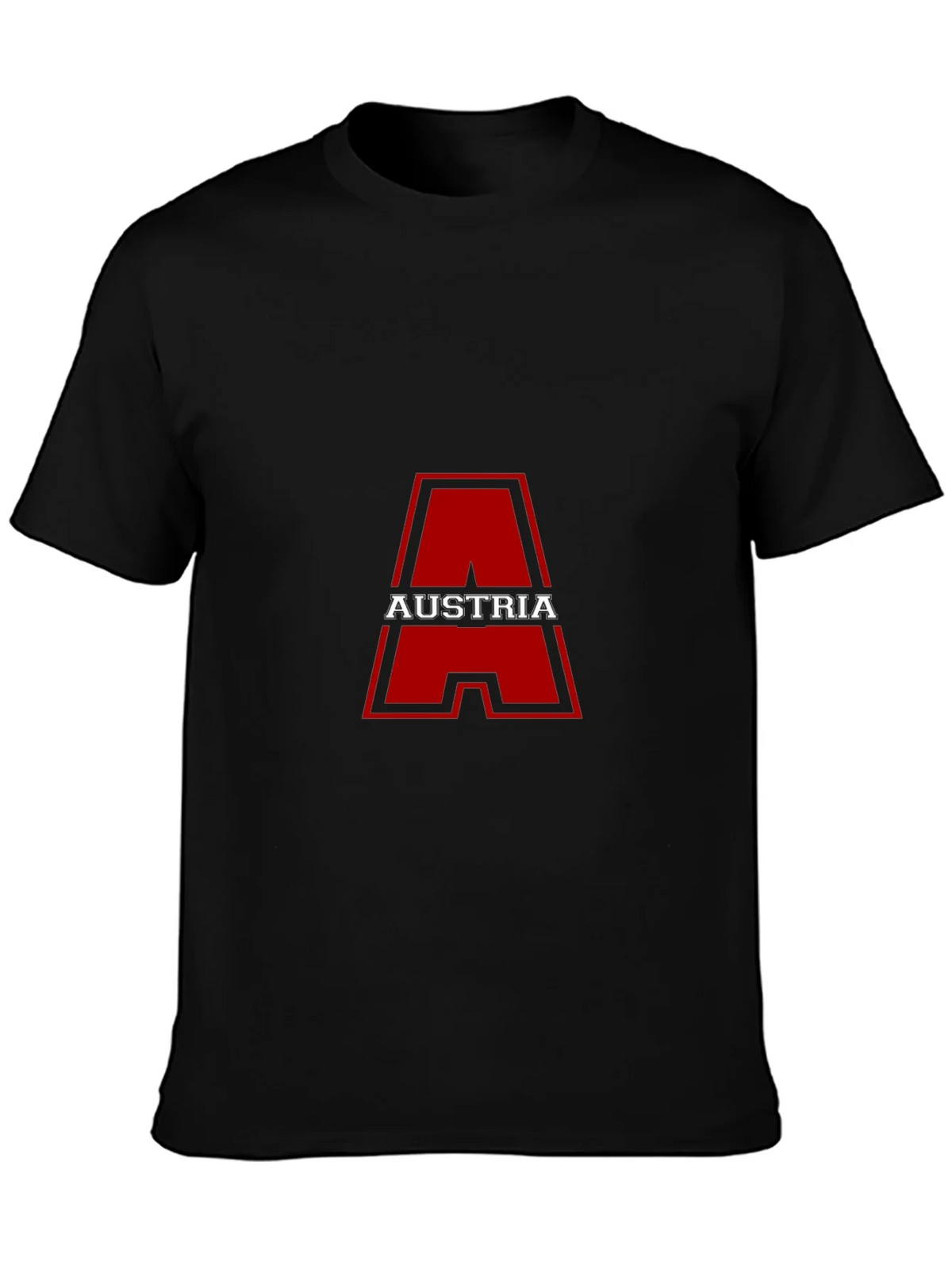 Austria Graphic Tee - Bold Letter A Design product image 1