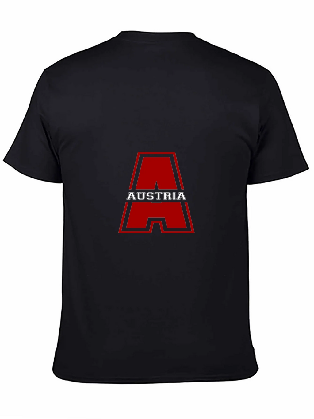 Austria Graphic Tee - Bold Letter A Design product image 2