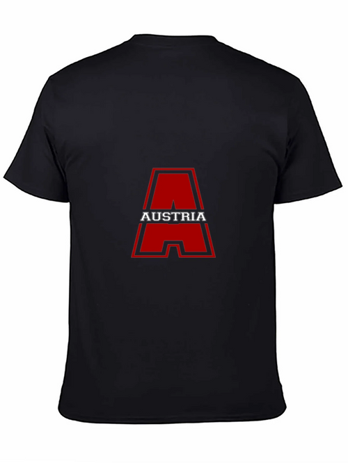 Austria Graphic Tee - Bold Letter A Design product image 2