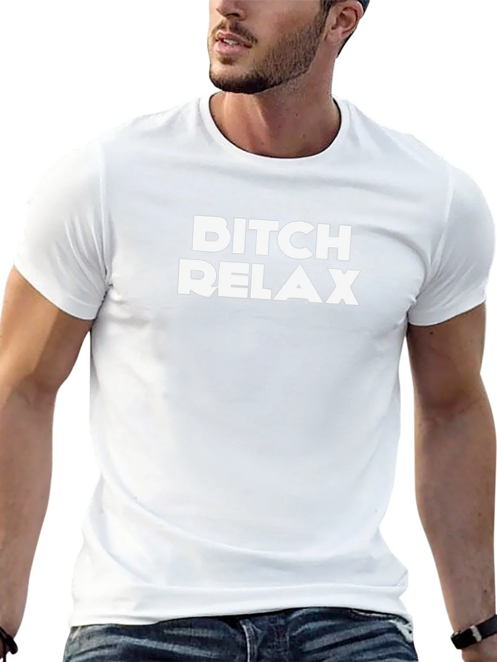 Ditch Relax Graphic Print Black T-Shirt product image 12