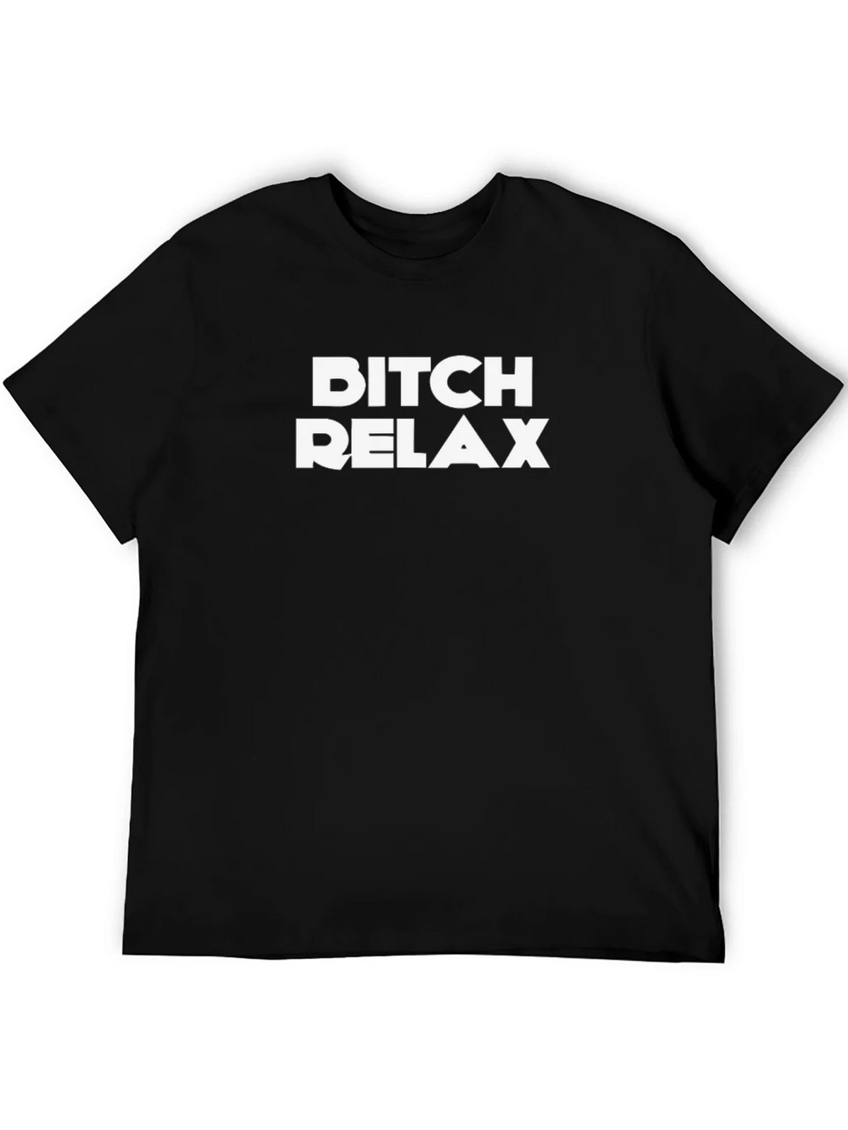 Ditch Relax Graphic Print Black T-Shirt product image 5