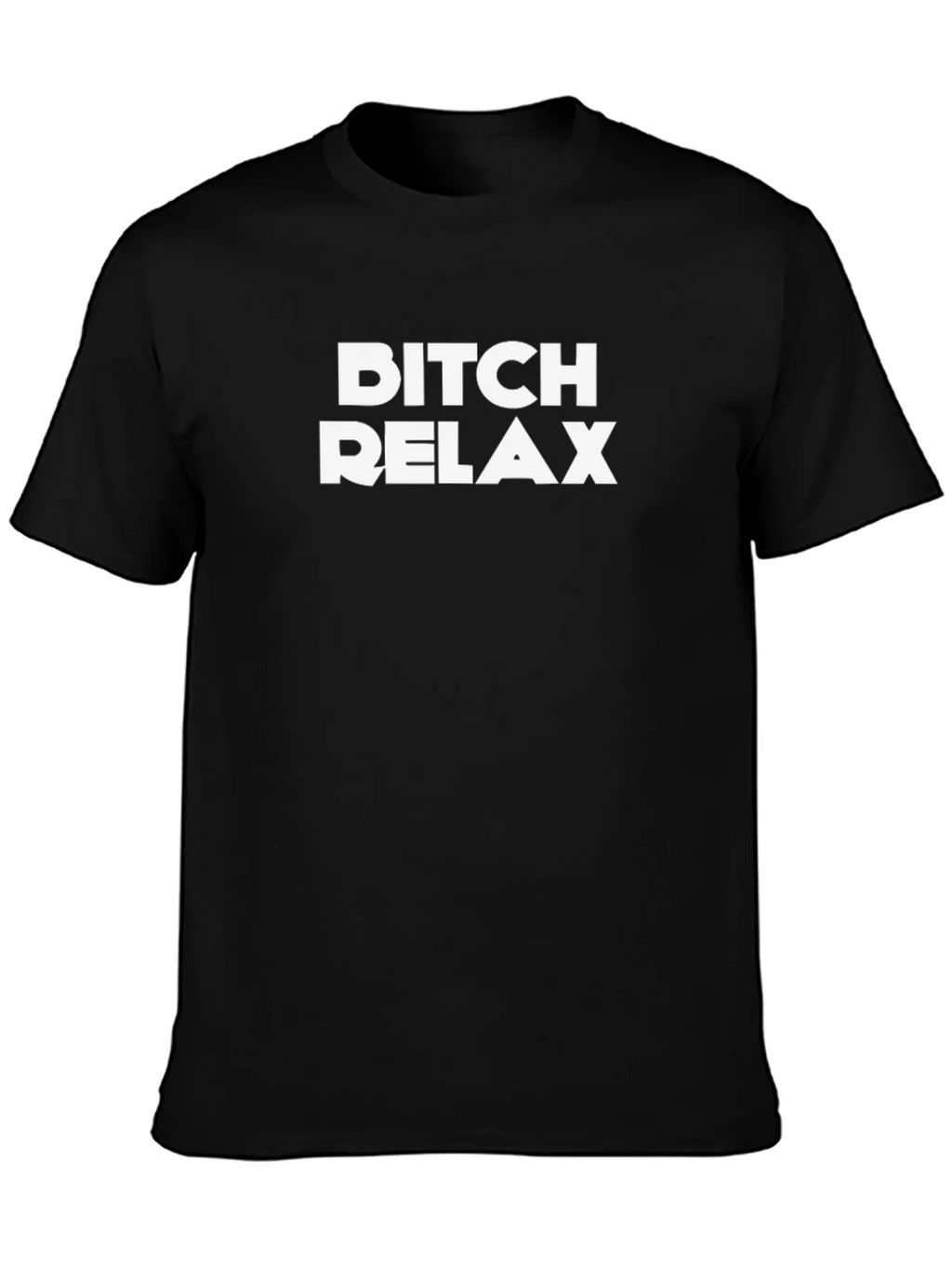 Ditch Relax Graphic Print Black T-Shirt product image 3