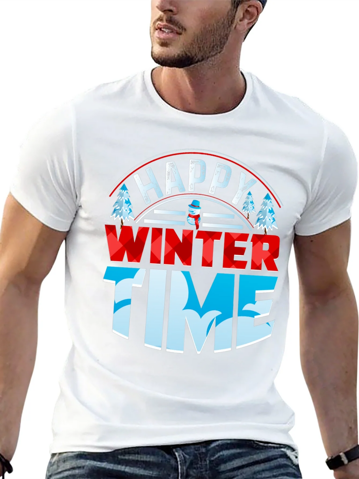 Happy Winter Time Graphic Tee product image 12