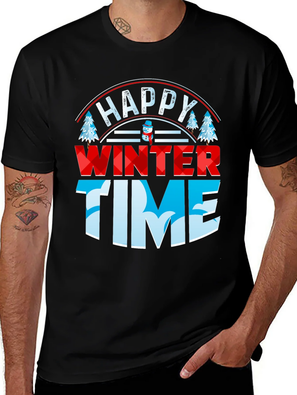 Happy Winter Time Graphic Tee product image 1