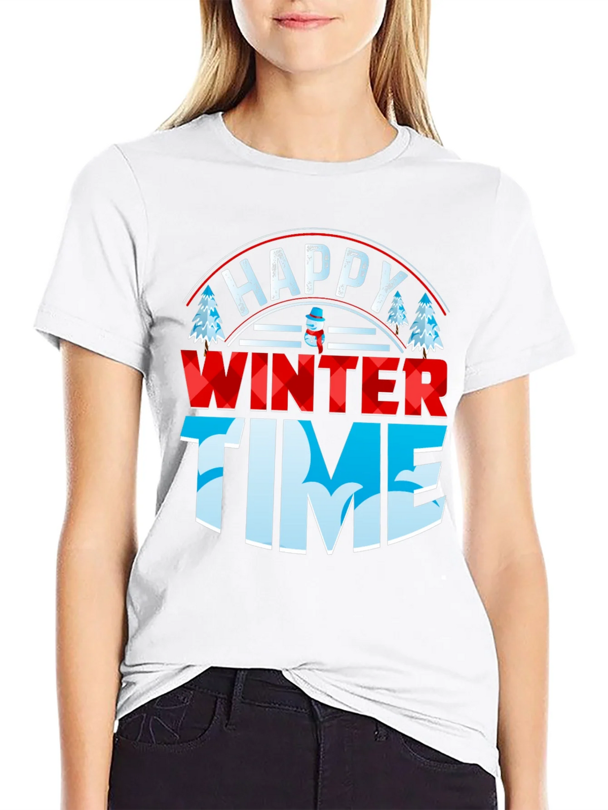 Happy Winter Time Graphic Tee product image 8
