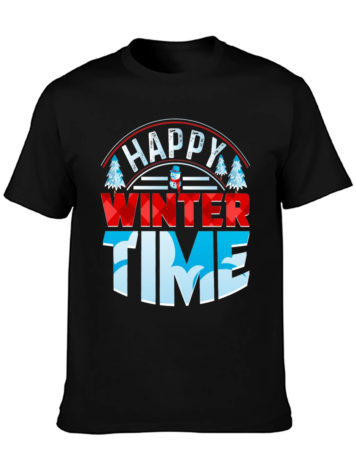 Happy Winter Time Graphic Tee product image 3