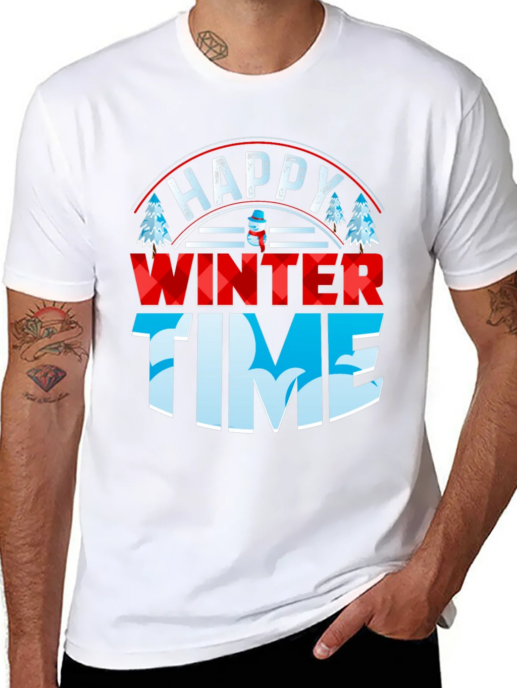 Happy Winter Time Graphic Tee product image 7