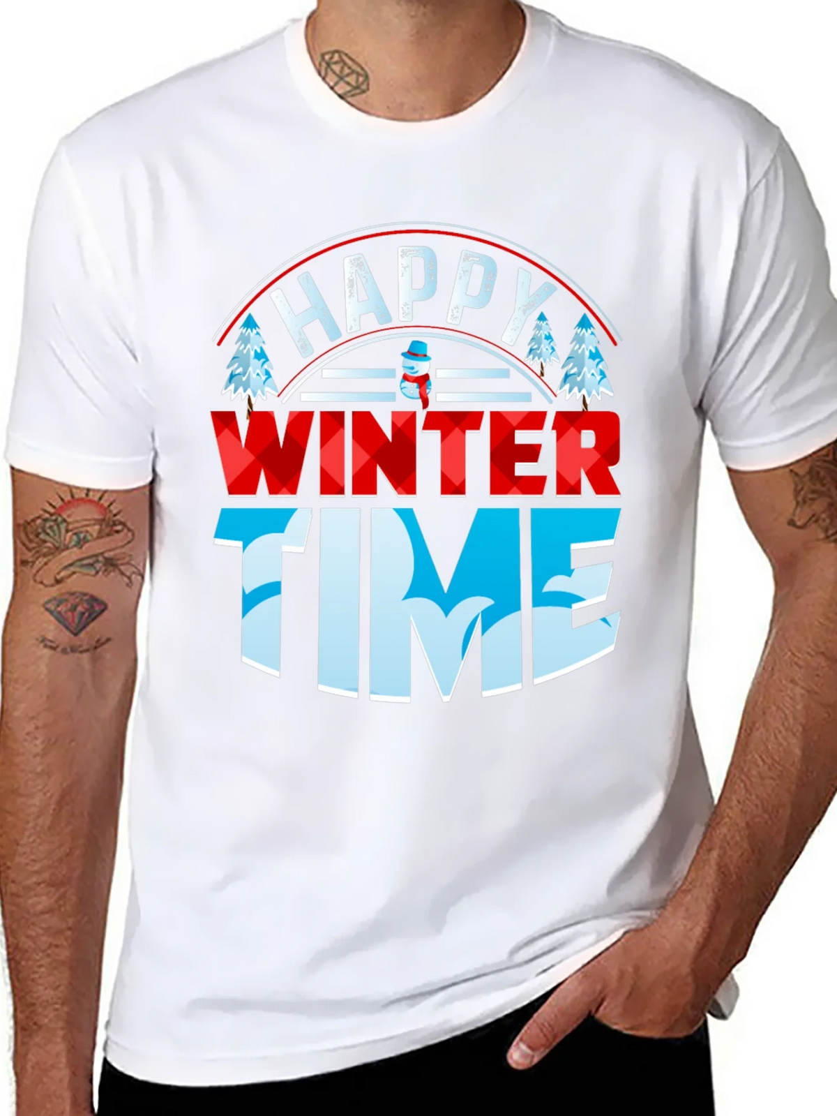 Happy Winter Time Graphic Tee product image 7
