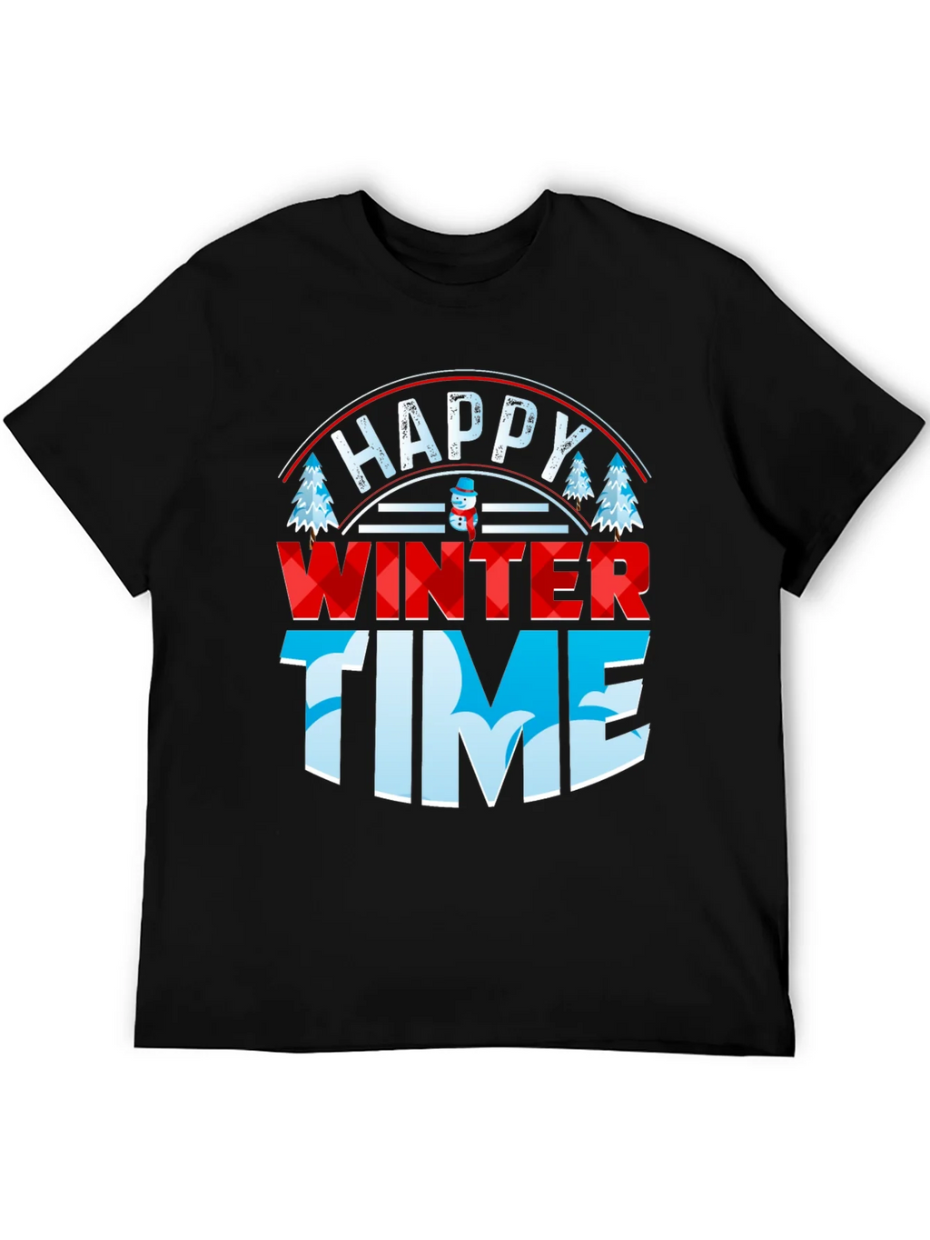 Happy Winter Time Graphic Tee product image 5