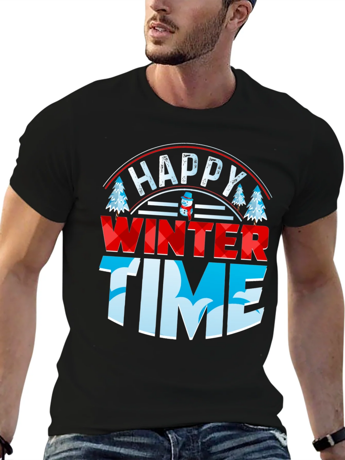 Happy Winter Time Graphic Tee product image 6