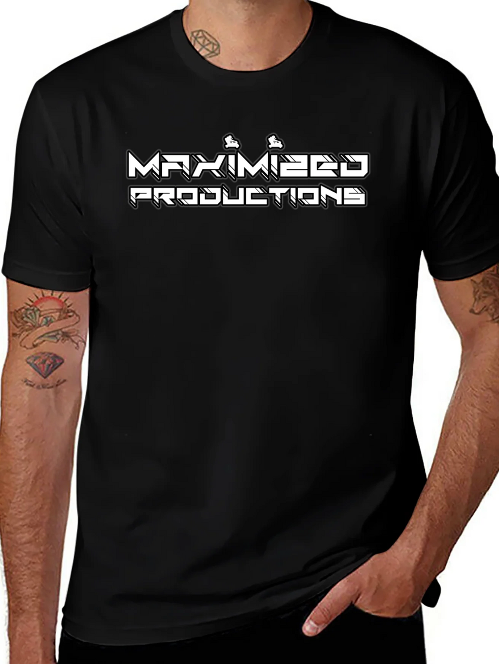 Maximized Productions Black Graphic Tee product image 1