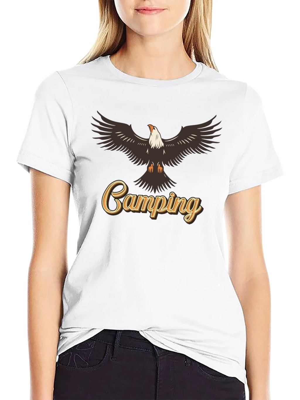 Camping Eagle Graphic Tee product image 3