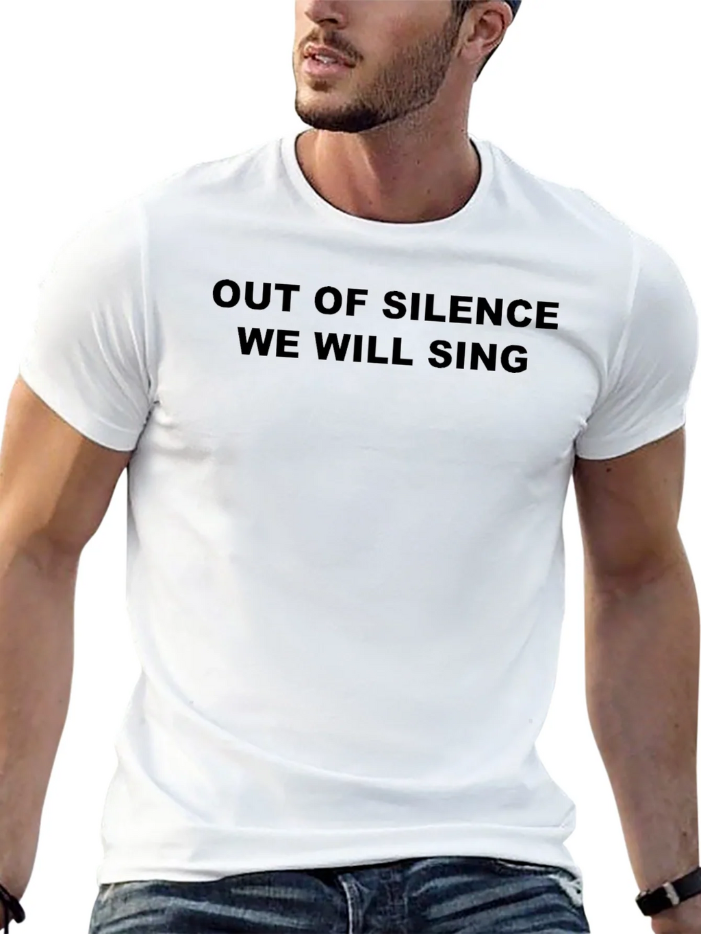 Out of Silence We Will Sing Graphic T-Shirt product image 12