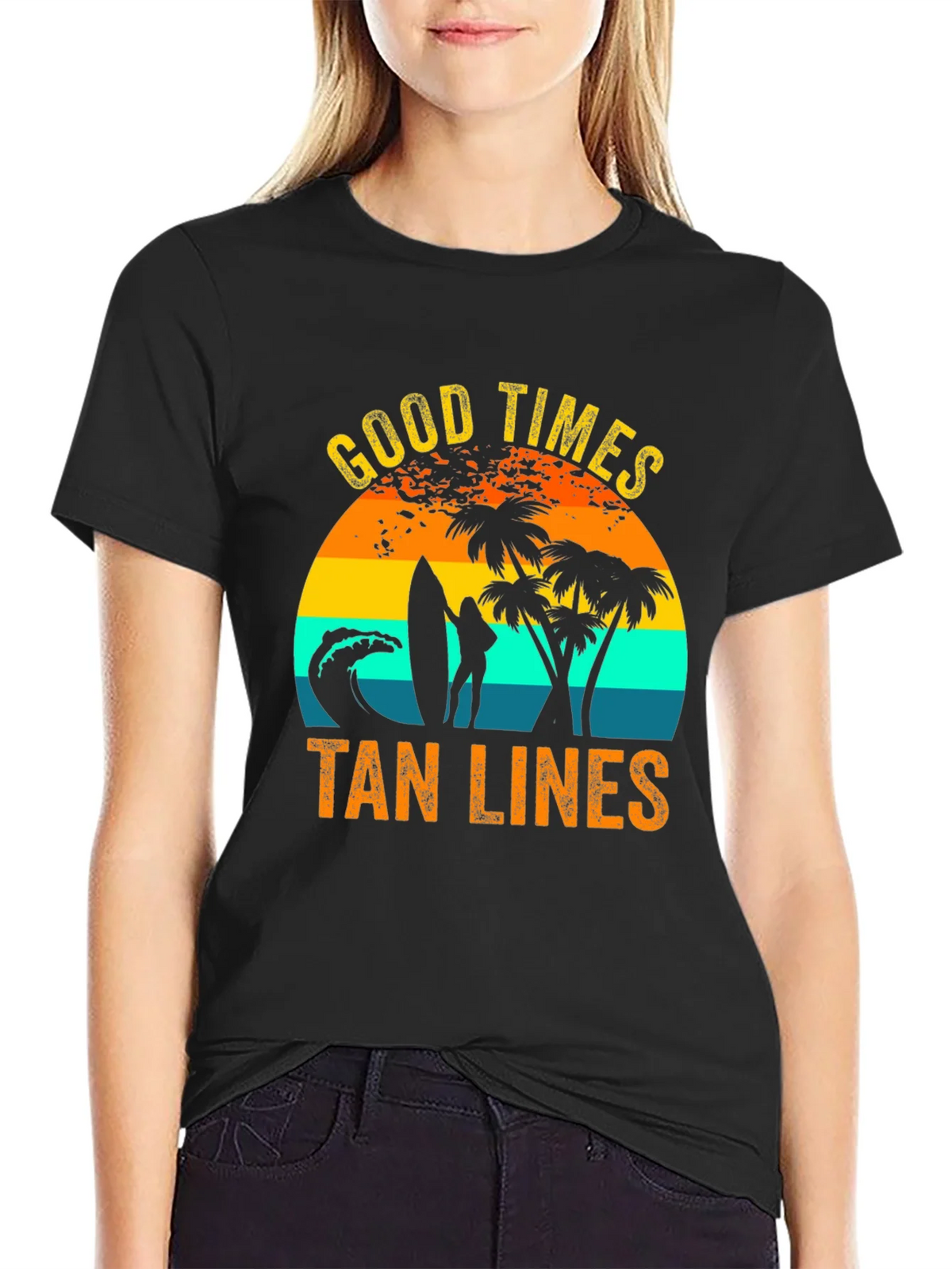 Good Times Tan Lines Graphic T-Shirt product image 2