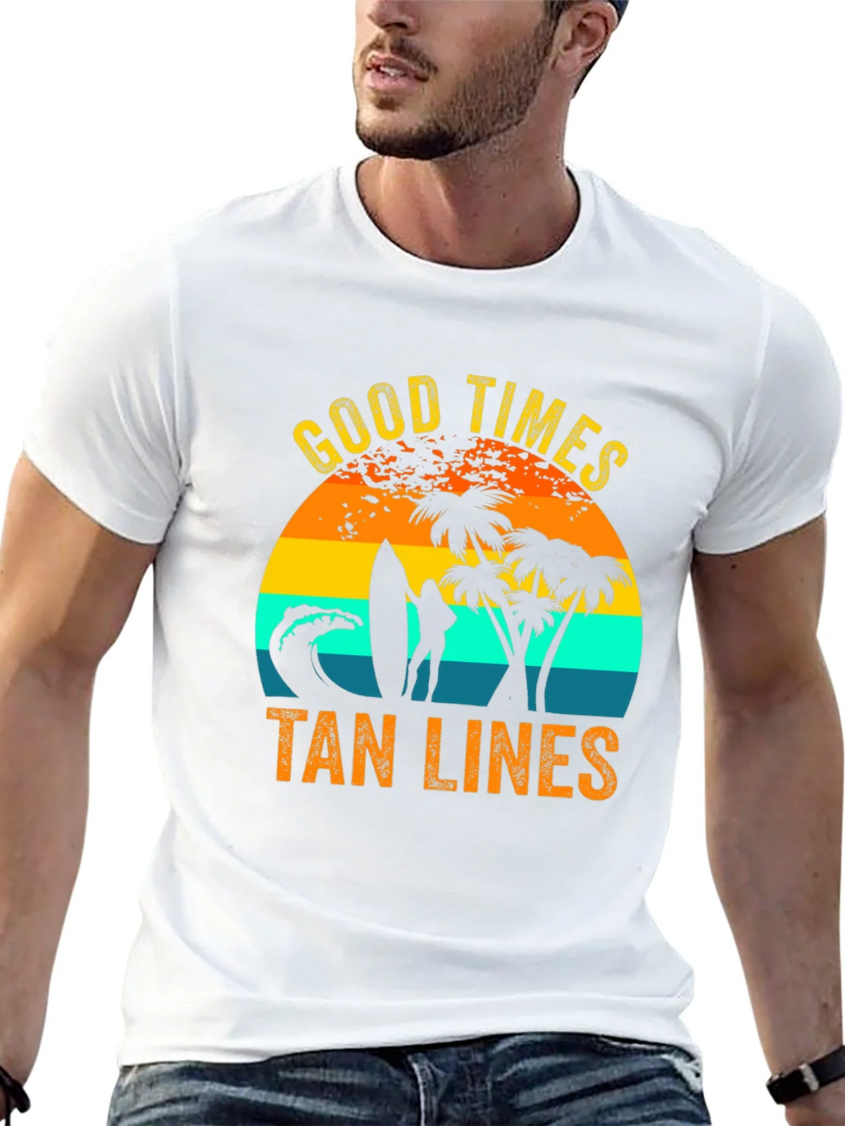 Good Times Tan Lines Graphic T-Shirt product image 12