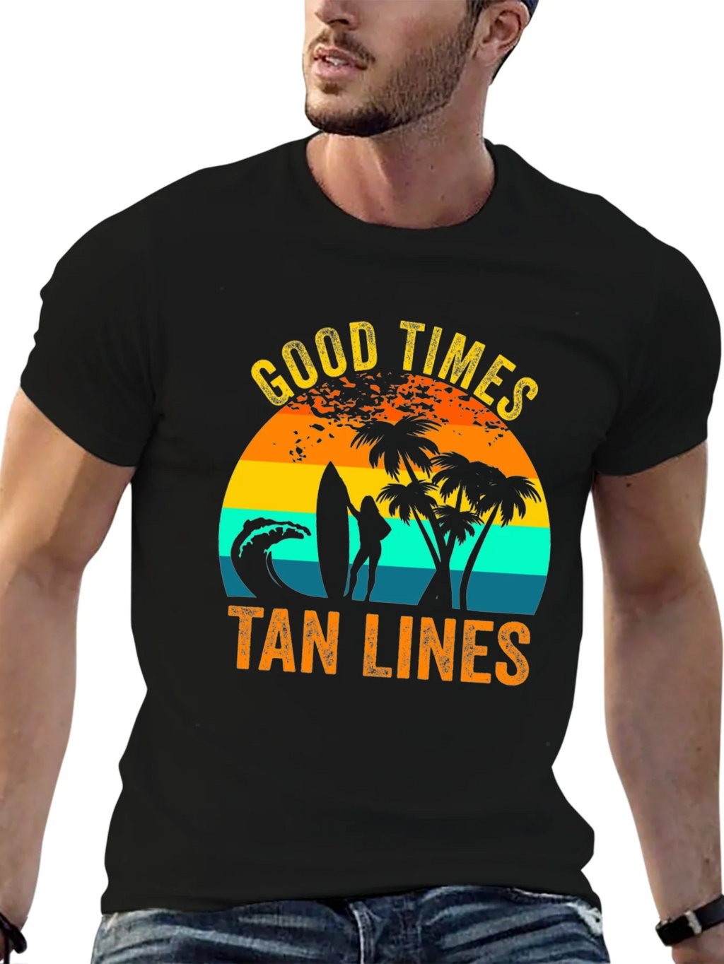 Good Times Tan Lines Graphic T-Shirt product image 6