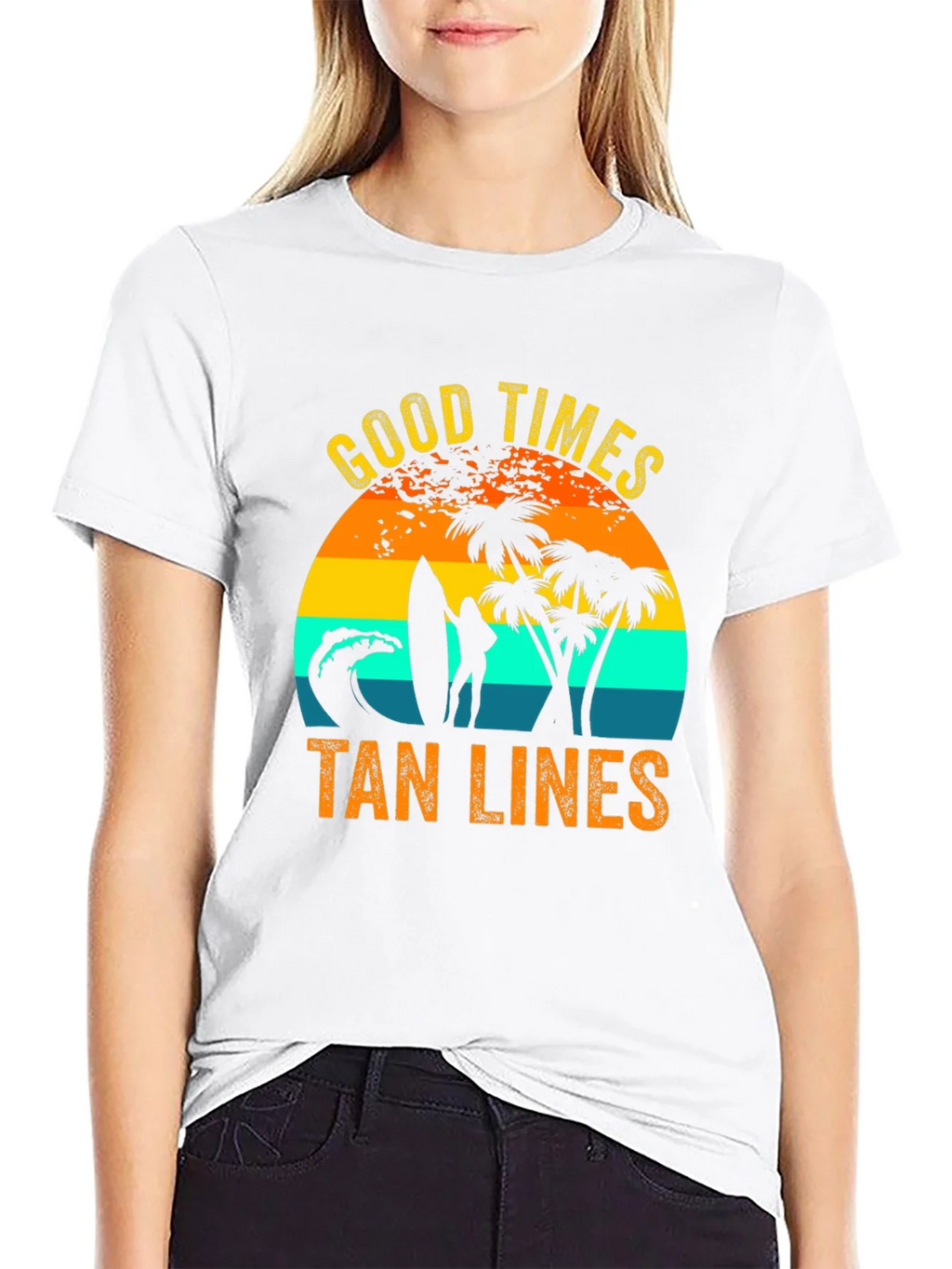 Good Times Tan Lines Graphic T-Shirt product image 8